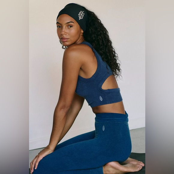 FP Movement by Free People Tops - FP Movement by Free People Navy Blue Cutout Tank Top